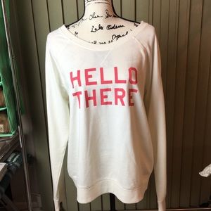 Graphic print sweater